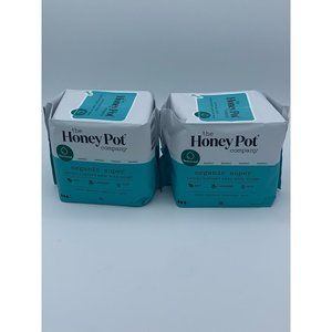 HoneyPot Feminine Care Herbal Infused Mint Lavender Aloe 2packs (32 ct) NEW